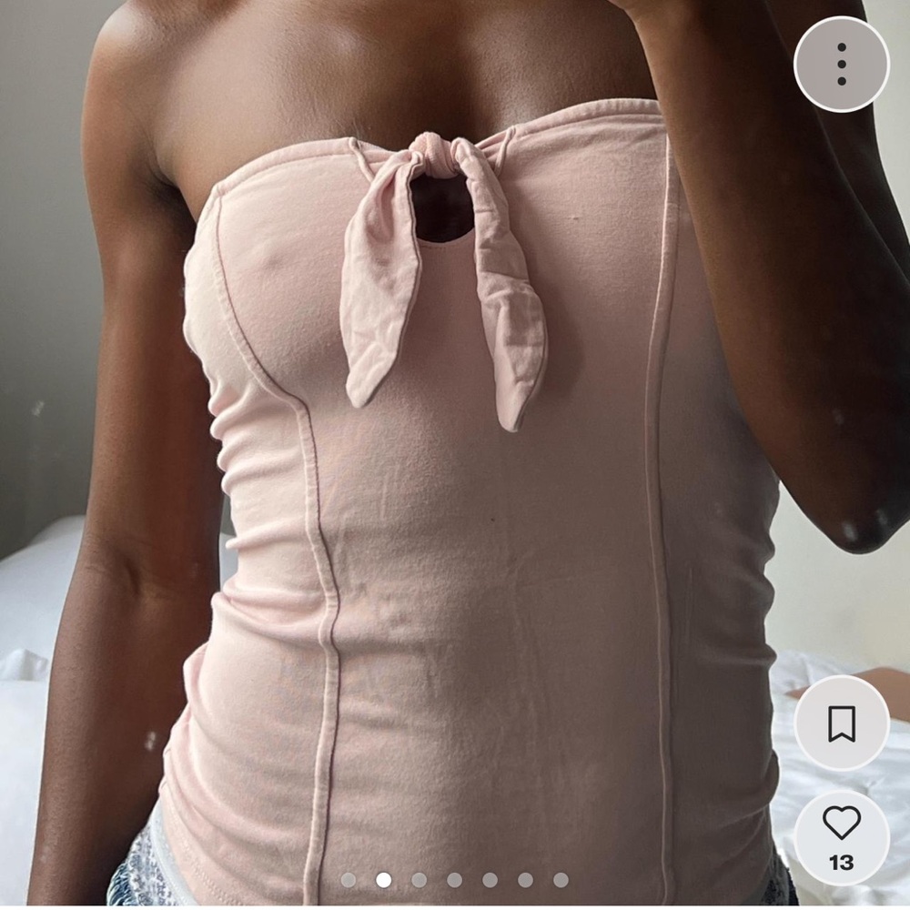 Pink Bunny tube top